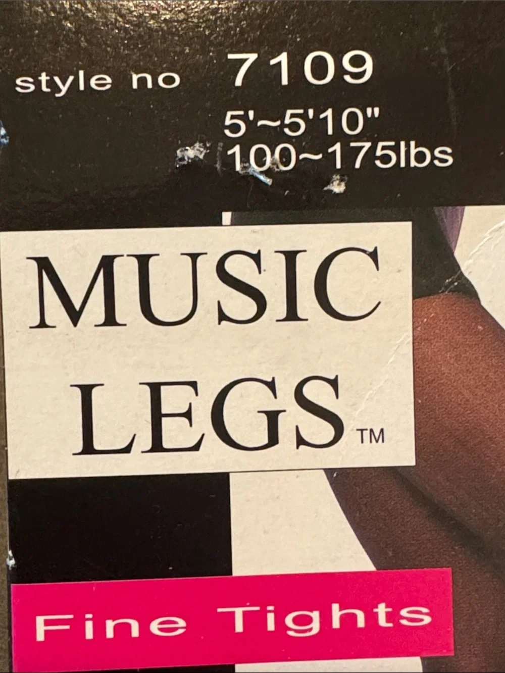 Music Legs Laser Dragon Red Tights Silver Foil Print One Size NIP